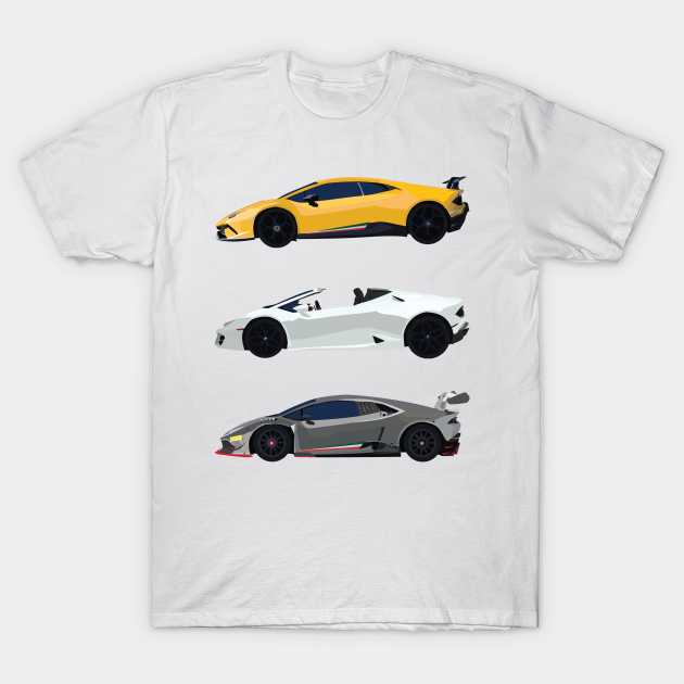 Minimalist Lamborghini Huracán variant - Huracan - T-Shirt | TeePublic